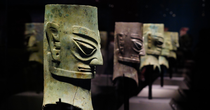 三星堆青铜面具